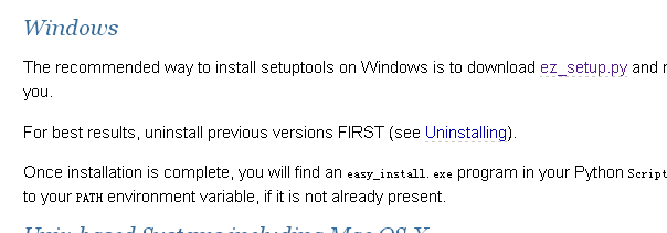 Python中安裝easy_install的方法