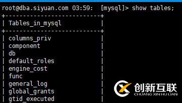 mysql 8.0 四個默認數(shù)據(jù)庫