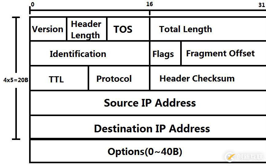 IP報(bào)頭及IP地址