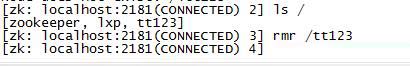 六、zookeeper常見的操作命令