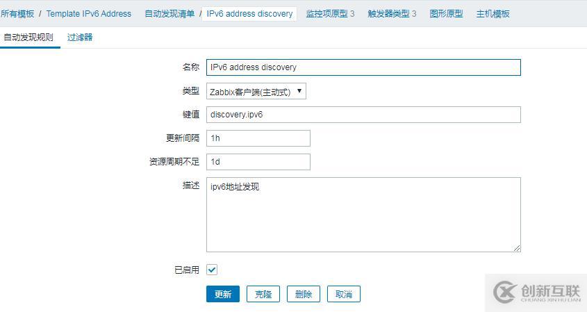 zabbix 監(jiān)控 ipv6