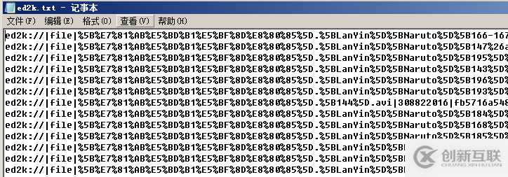 如何使用VBS提取狗狗影視中的ED2K連接