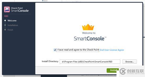 checkpoint R80初始化安裝和smartconsole安裝
