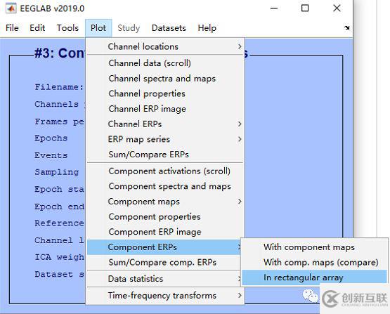 eeglab中如何繪制component spectra and maps和獨立成分ERPs