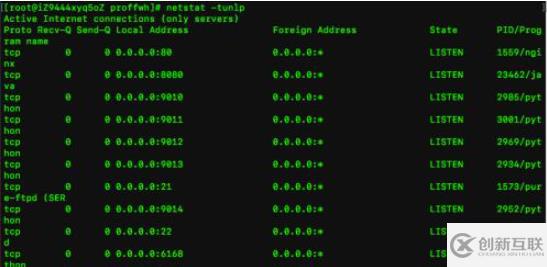 linux查看端口占用情況的方法