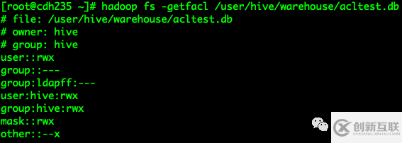 hadoop中用戶有CREATE權(quán)限建表后但無HDFS文件的ACL訪問權(quán)限異常怎么回事