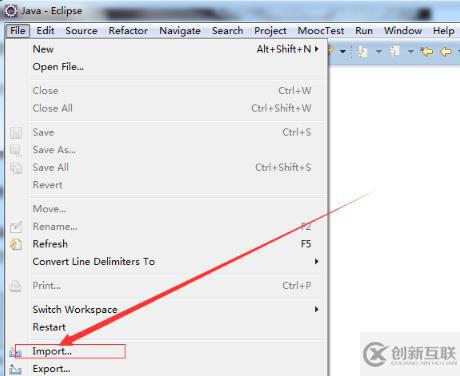 eclipse導(dǎo)入java項(xiàng)目的步驟