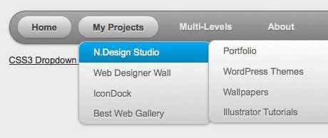 9個(gè)優(yōu)秀的CSS3按鈕和菜單
