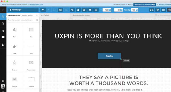 UXPin 是一款在線原型設(shè)計工具